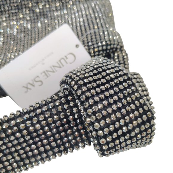 Gunne Sax by Jessica McClintock Etta Diamond Mesh Evening Bag NWT Black - Picture 8 of 10